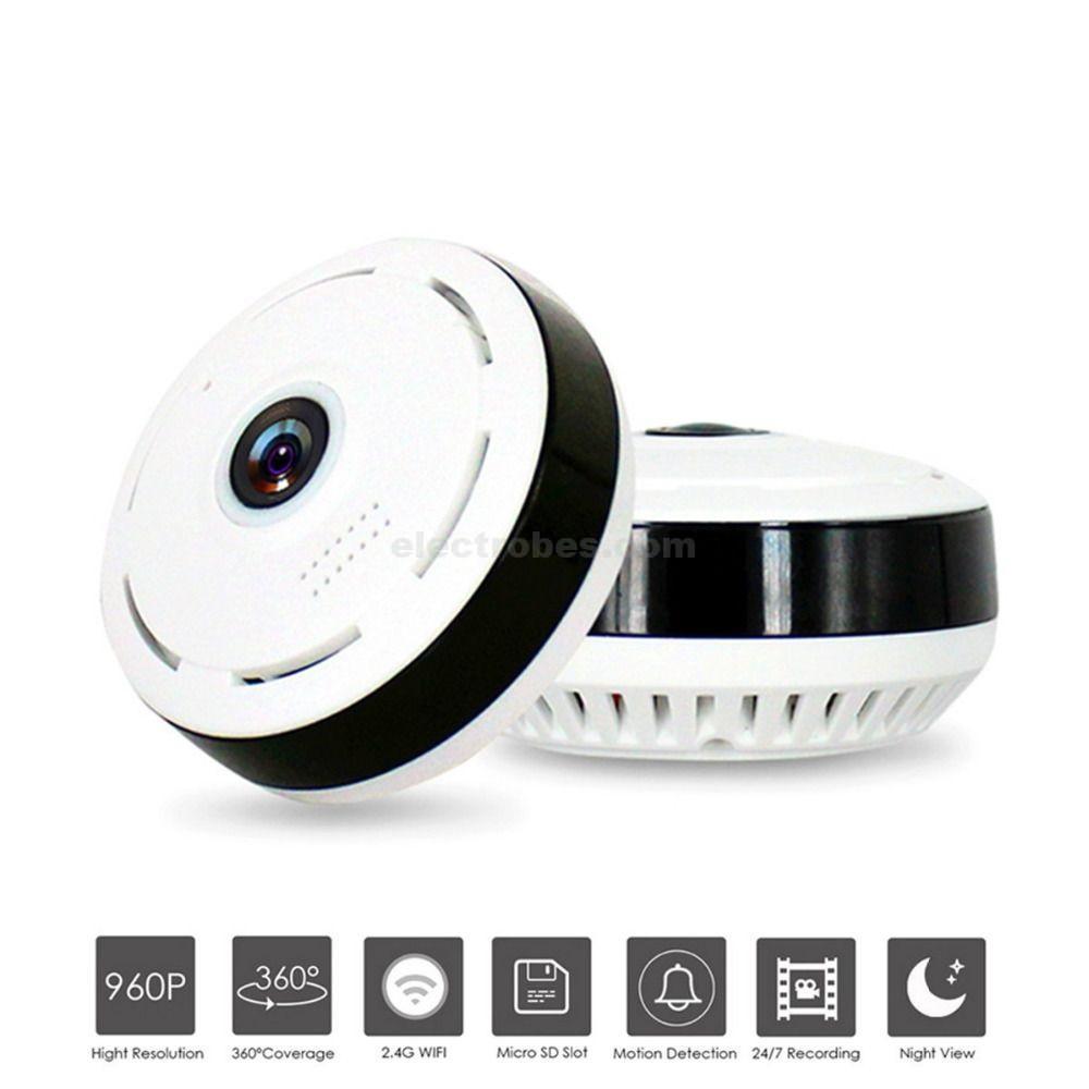 V380 Pro 3MP Wireless Security Panoramic Camera Fisheye Lens Two Ways Audio MINI 360 Degree WIFI Camera