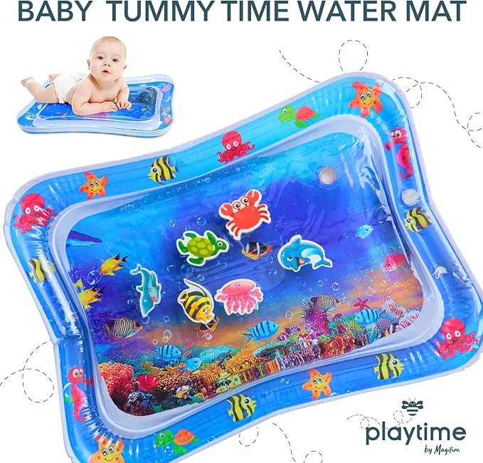 Tummy Time Water Mat for Babies Safe and Fun Play Mat