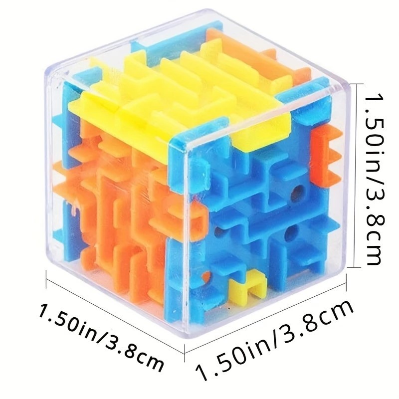 3D Maze Ball Toy – Brain Teaser & Puzzle Cube for Kids | IQ Toy Pakistan | Hand Maze Game & Birthday Gift (6+ Years)