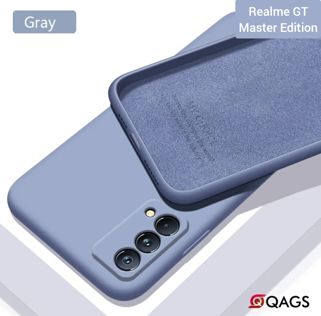 QAGS Realme_ GT Master_Edition  Mobile Phone Case Multi Color Camera Protection Soft Tpu Case Silicone Back Cover