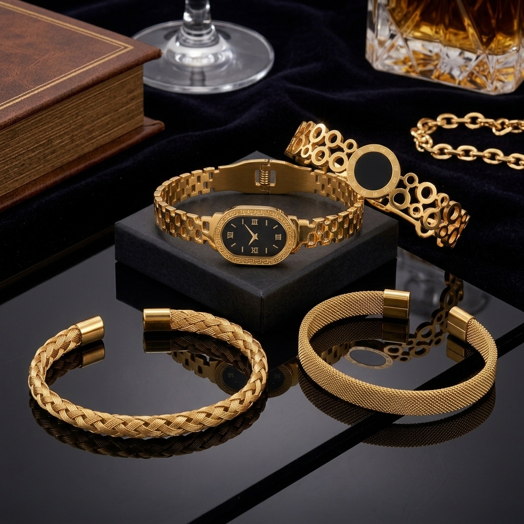Stainless Steel Trendy Bracelet Handcuff for Girls & Womens | All Time Best Selling High Quality Girls Women Fashion Bangle | Perfect Gift for her