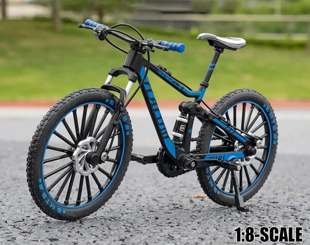 New 1:10 Scale Diecast Sports Bicycle Toy Model - High-Quality Simulation Vehicle for Collectors and Play - Multicolor