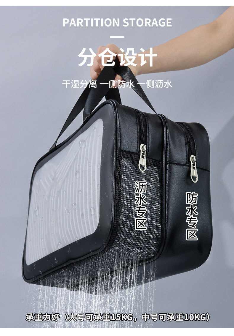 Women Portable Travel Wash Bag Female Transparent Waterproof Makeup Storage Pouch Large Capacity Cosmetic Organizer Beauty Case