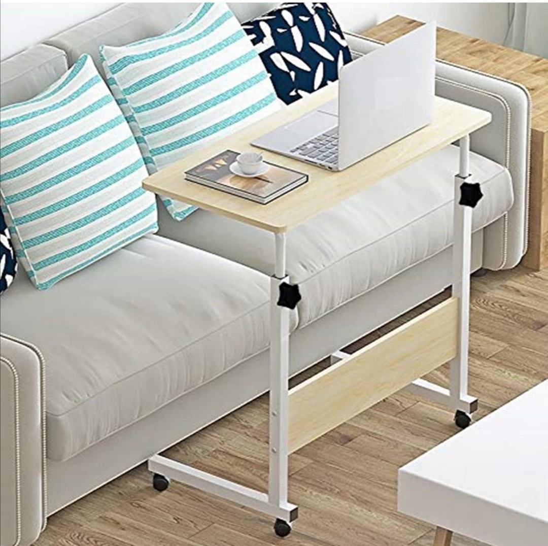 Adjustable Height Laptop Table, Computer Table, Gaming Table, Study Table, Tables with storage Shelves, Side Table, Bed Side Table,  available in 8 colors Combinations, Modern Computer Table, Writing Table,Study Table, Size (27 inch Length, 16 inch Width)