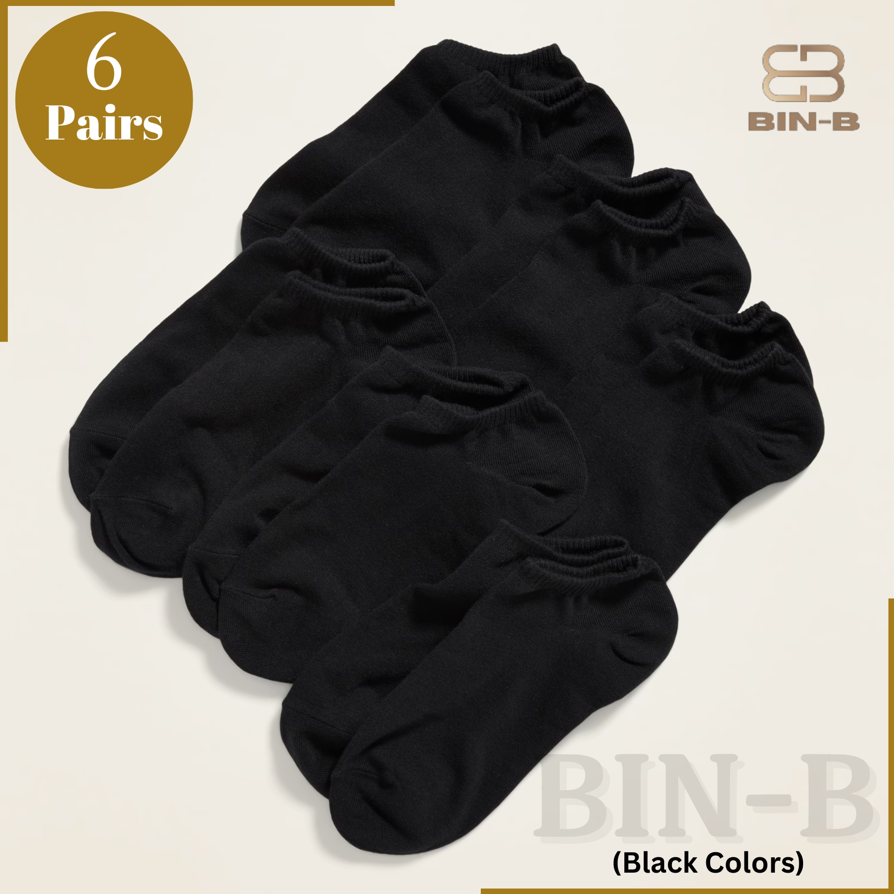 Pack Of 4 Pairs  Ankle Socks For Men Women - Random colors