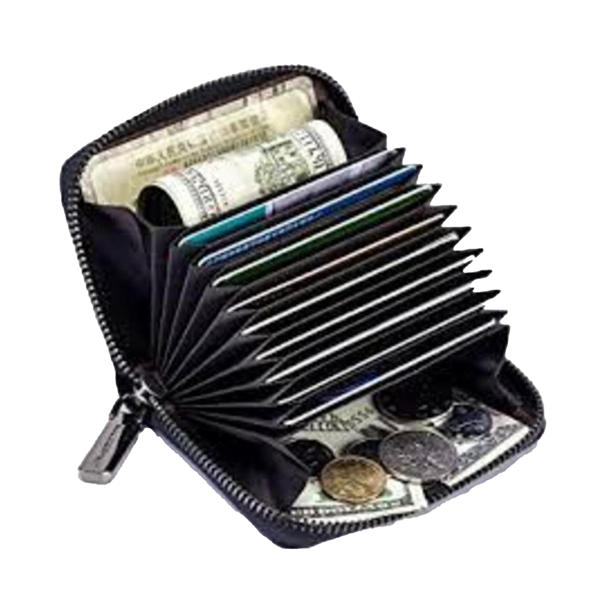 Genuine Leather Wallet for men- Stylish leather Wallet 9 Card holder Pockets 2 CASH AND KEY POCKETS Leather Decent Smart and Long lasting Brown