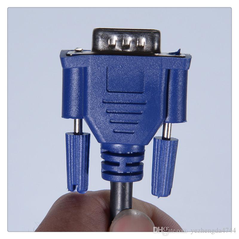 Male to Male VGA Cable15 Pin Plug Computer Monitor Cable Wire Cord 4.2ft Genuine Original