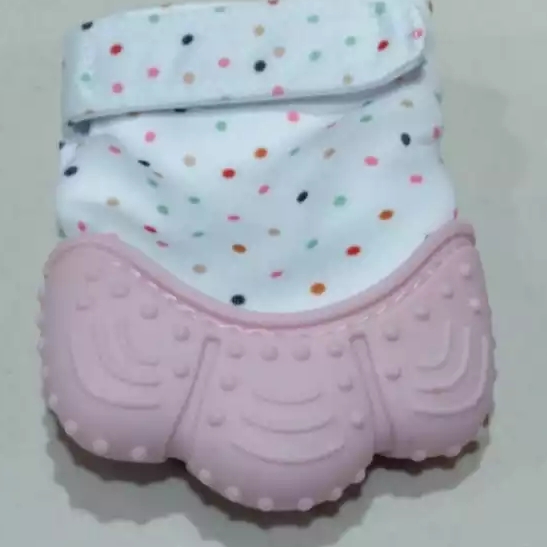 ORIGNAL Baby Silicone Gloves Teething Molar Mitte Teether for New born