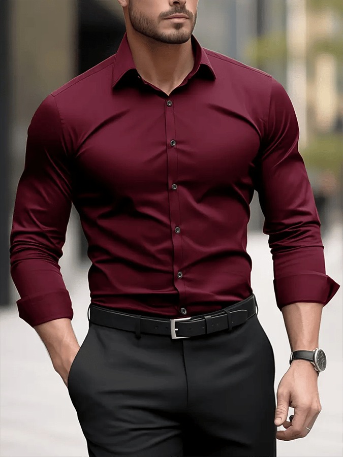 New Shirt Design for Men – Fashionable & Breathable Cotton | Ideal for All Seasons