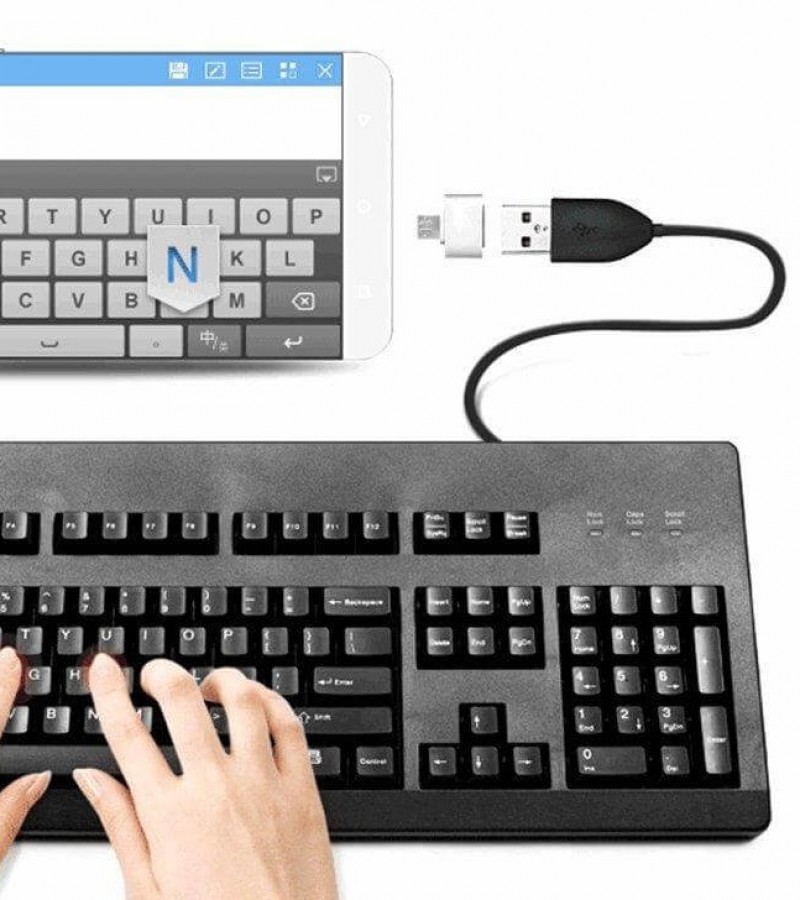 Type C OTG (REMAX) USB 3.1/3.0/2.0 Connector For Connects Your Smartphone With a USB, Keyboard, Mouse Etc