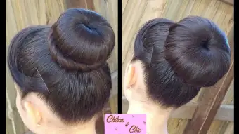 Hair Donut Bun Maker Black Buy Online At Best Prices In