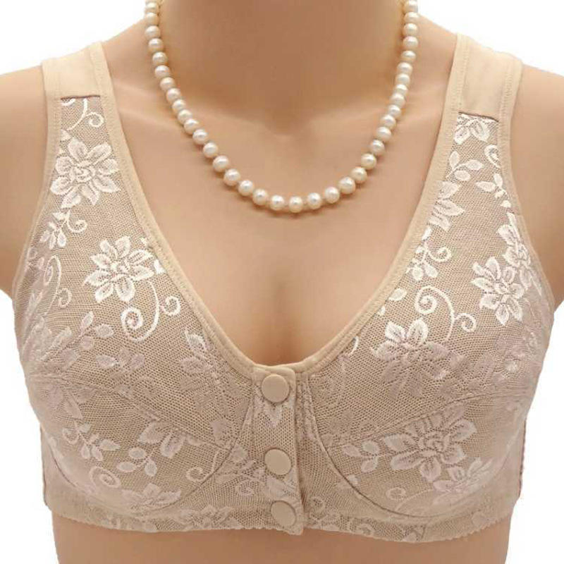 3 button Front Open Bra Maternity Nursing Bra for women