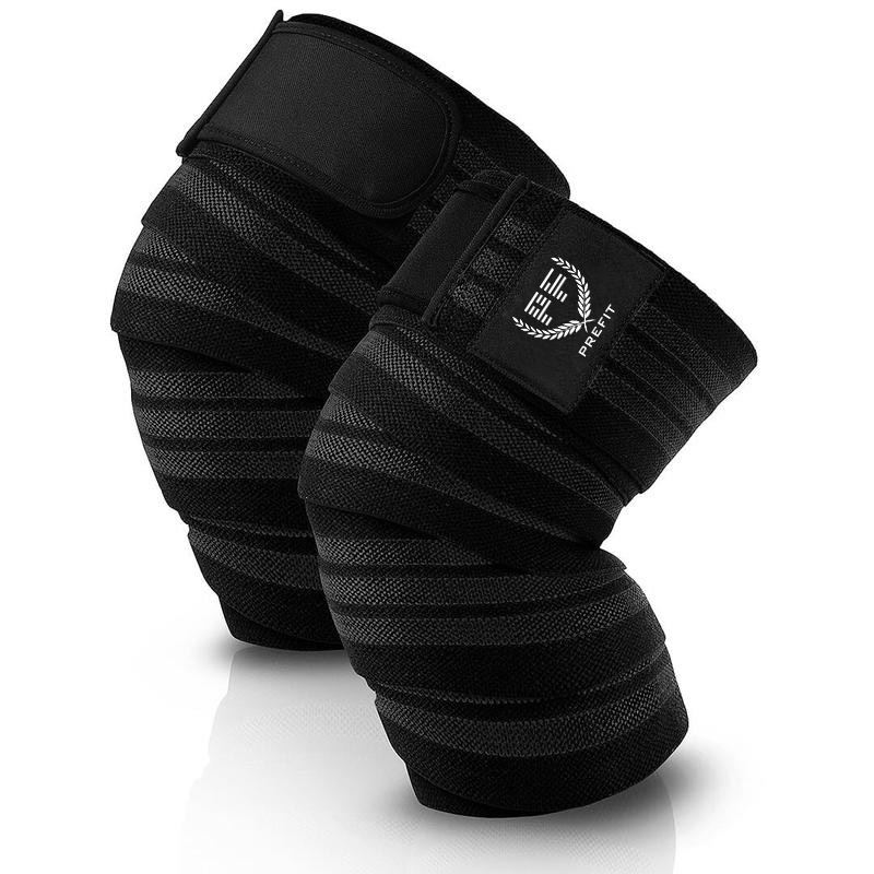 Weightlifting Heavy Duty Knee Wraps Fitness Yoga Gym Exercise