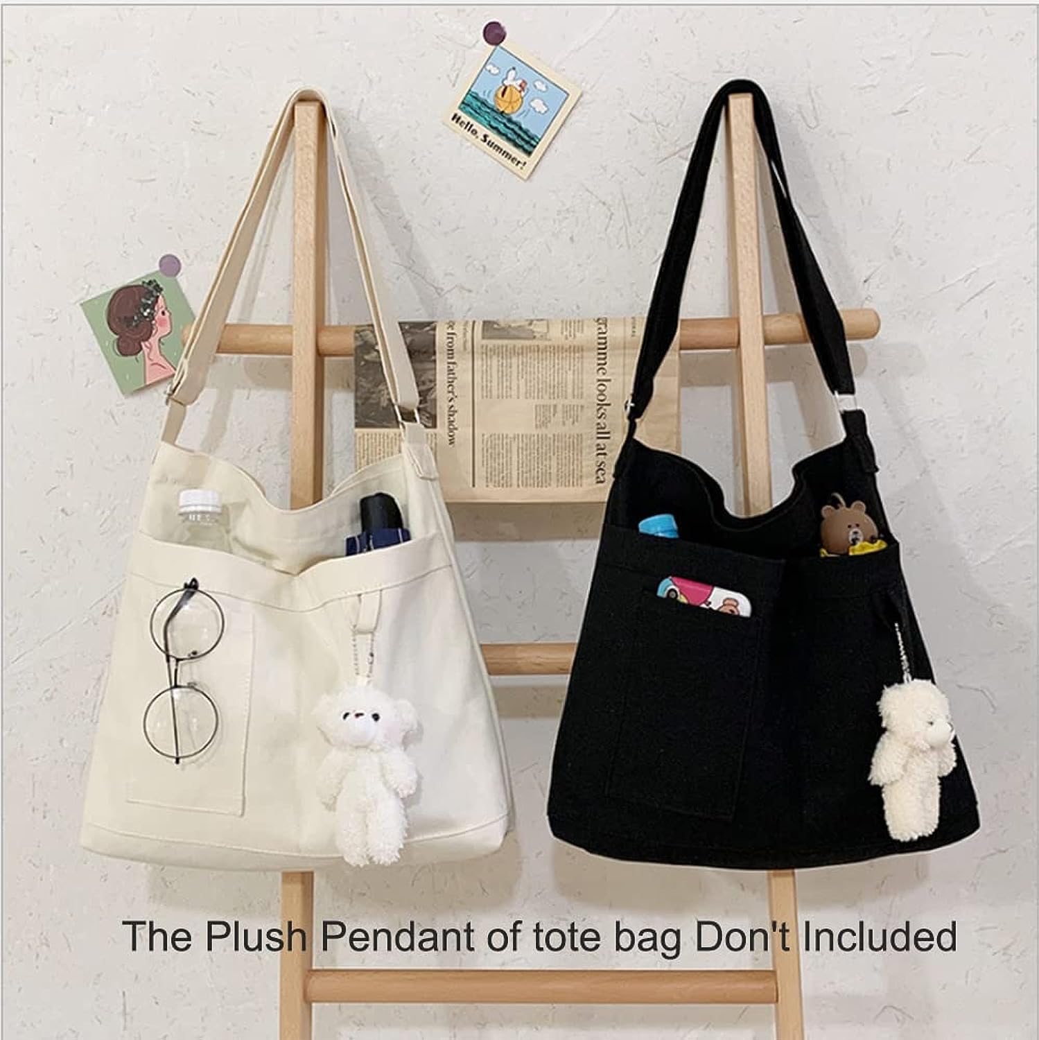 FABRIC  Canvas Stylish Hobo Crossbody Shoulder Tote Bags for Girls and womens Aesthetic Cute fancy for Work Beach travel and Shopping Bags