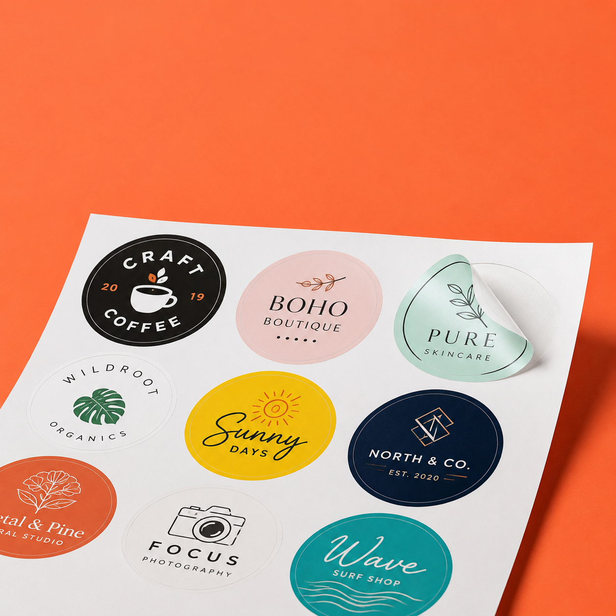 Custom Round Stickers with Your Logo & Design - Waterproof Vinyl Labels for Business, Packaging & Branding | Custom Printed Sticker Sheet | 1.5, 2, 2.5, 3, 3.5 inch