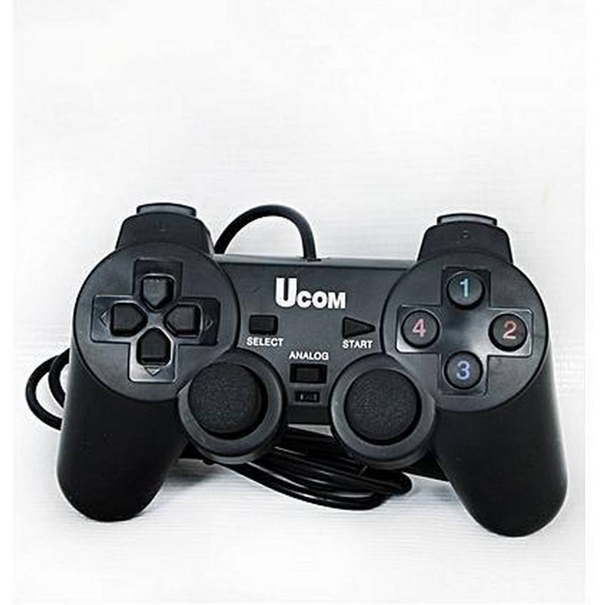 Ucom JoyStick Gamepad Kit For PC Wired USB 2.0 Black Gamepad Joystick Joypad Game Controller For PC Laptop Computer For Win7/8/10 XP
