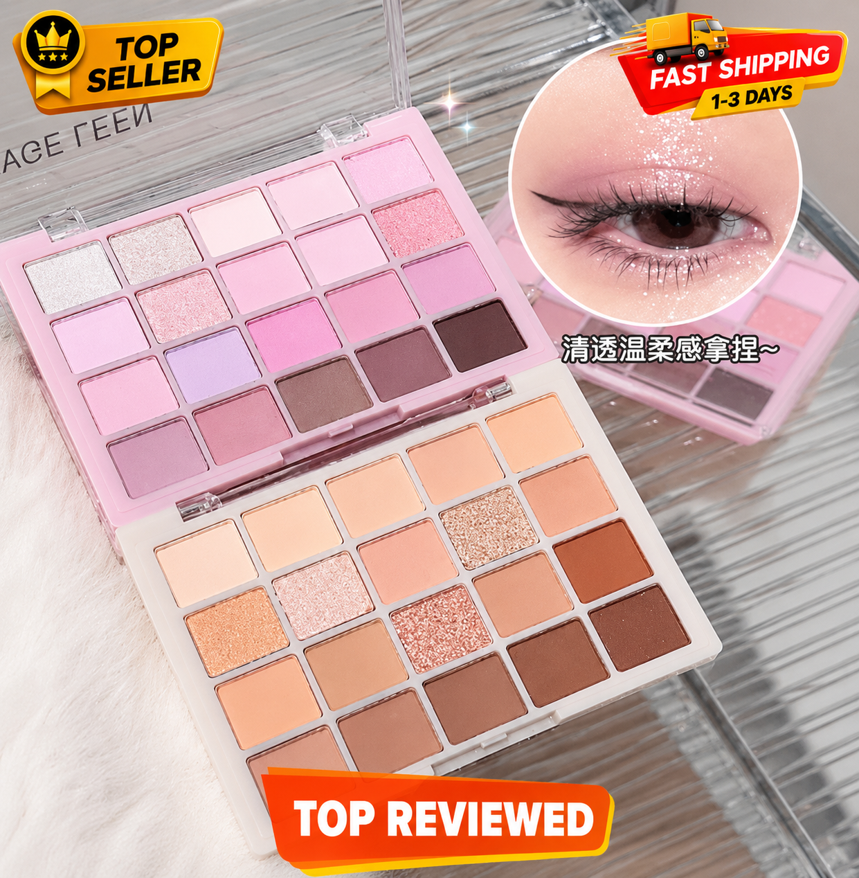 20 Colors Eye Shadow Palette long-lasting Non Flying Powder Makeup Eye Shadow
