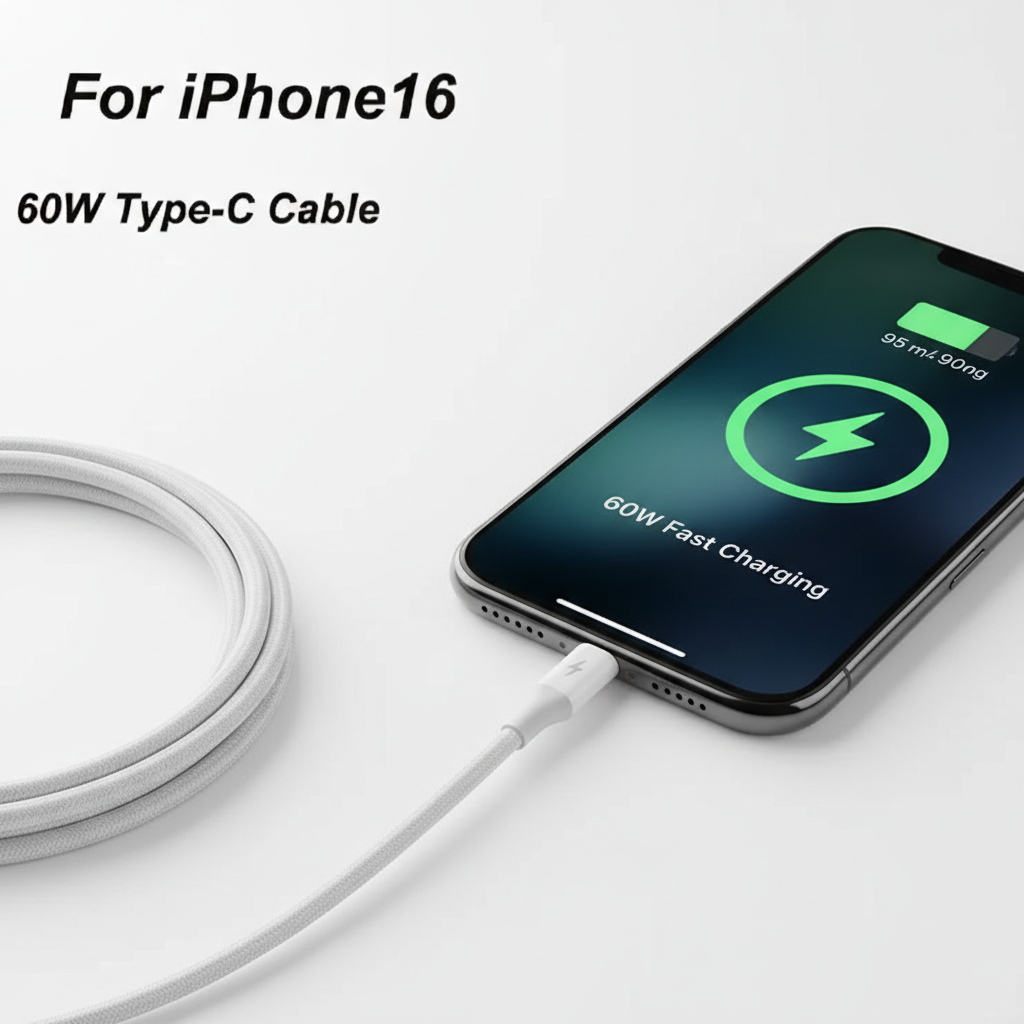 Premium iOS 16 USB Charging Cable