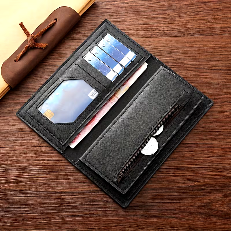 Leather Fashion Long Wallet Collection – Top 10 Trending Multi-Design Wallet Styles for Men & Women