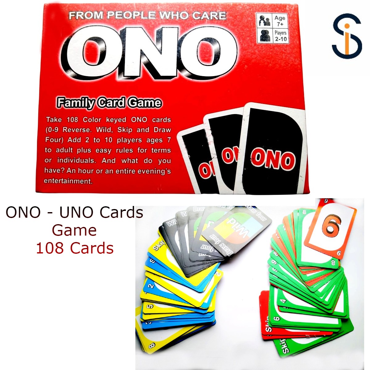 ONO Family Card Game / 108 ONO Game Cards: Buy Online at Best Prices in  Pakistan | Daraz.pk