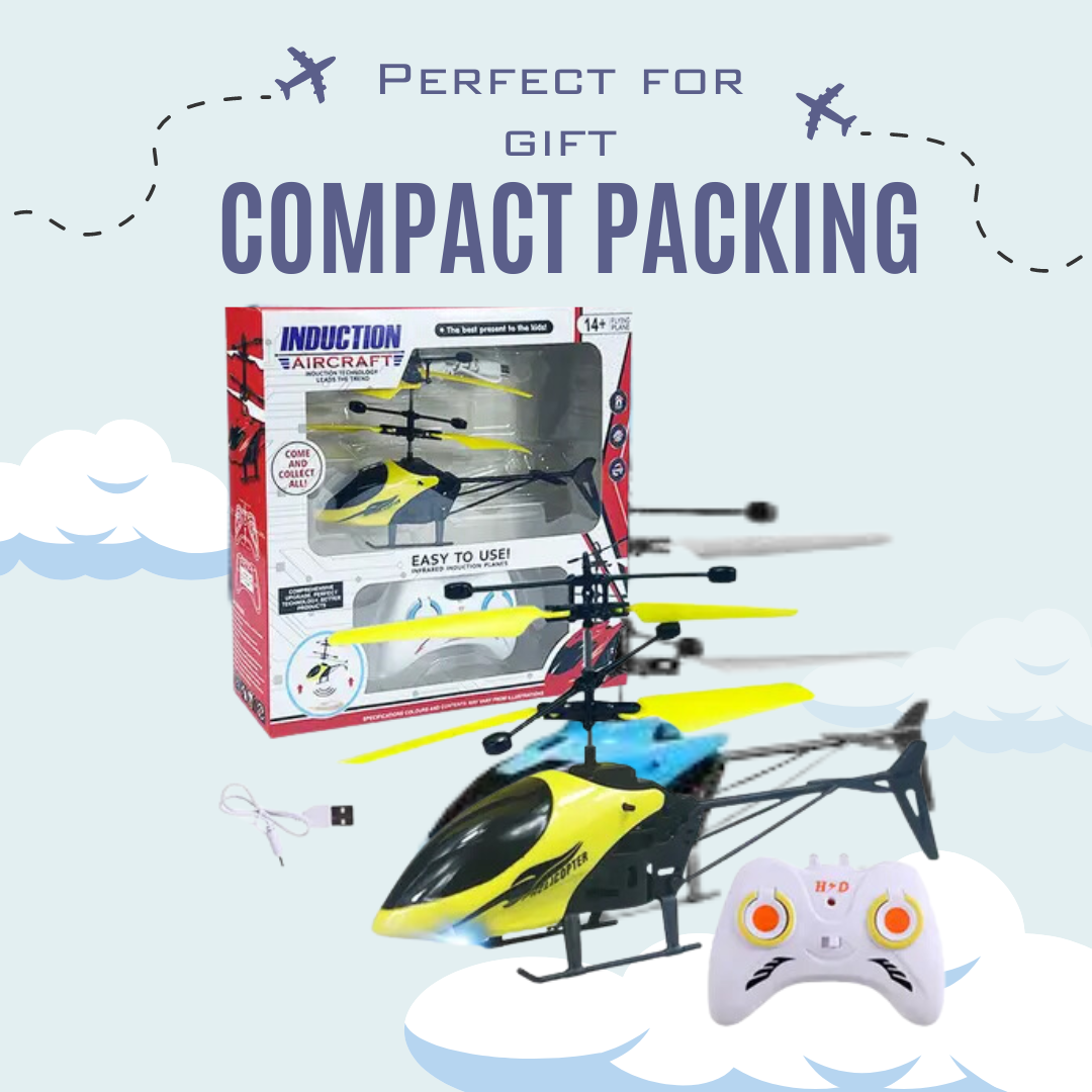RC Induction Helicopter Toy for Kids, Rechargeable Flying Helicopter with Sensor, Remote Control Helicopter Toy Pakistan, Indoor Flying Toy, Kids Gift Toy, Easy to Fly, USB Charging, Durable Plastic, Best Toy on 
