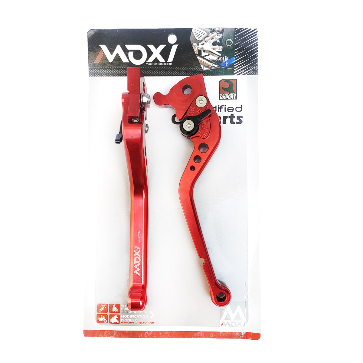 MOXI Original Adjustable Clutch Brake Lever RED Position for