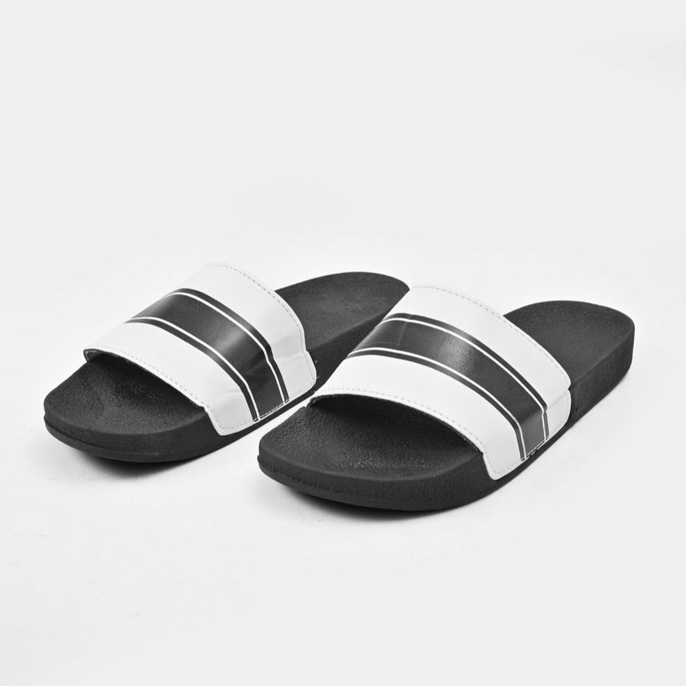 Black Camel Slippers For Men Double Color Slide