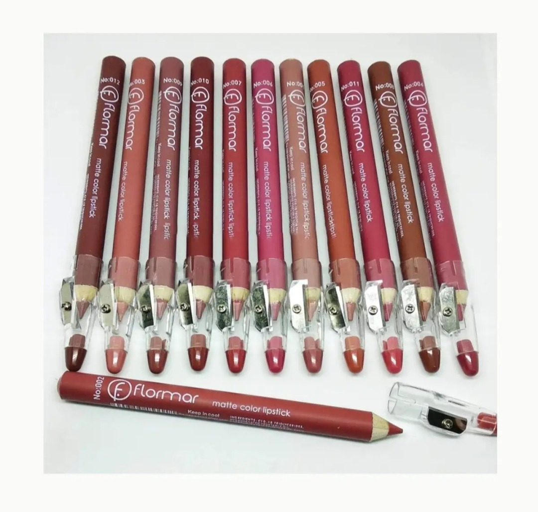 Pack of 6 or 12 Lip Liners Pencils LipPencils Nude Dark Shades Matte Waterproof