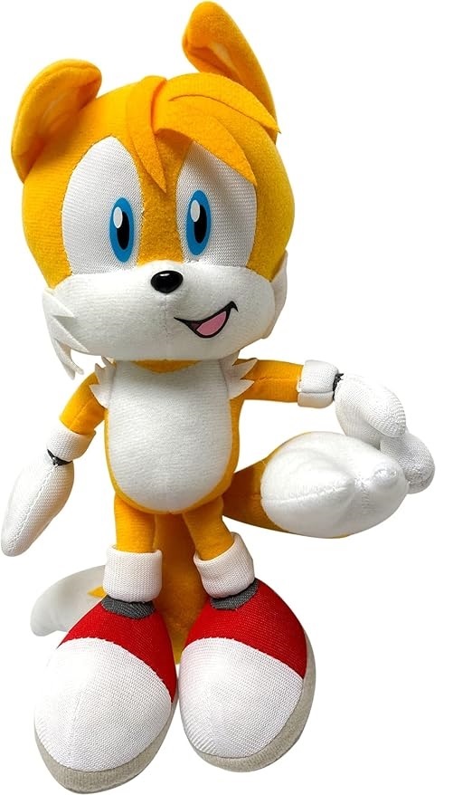 Sonic & Friends – 18” Big Plush Toys | Soft Stuffed Dolls | Perfect Kids Gift & Collectible (Sonic, Tails, Knuckles, Shadow, Amy, Silver).