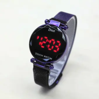 led stylish watch