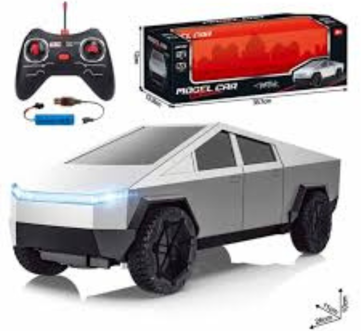 Tesla Cyber Truck Remote Control Car Rechargeable Toy Gift For Kids Adults RC