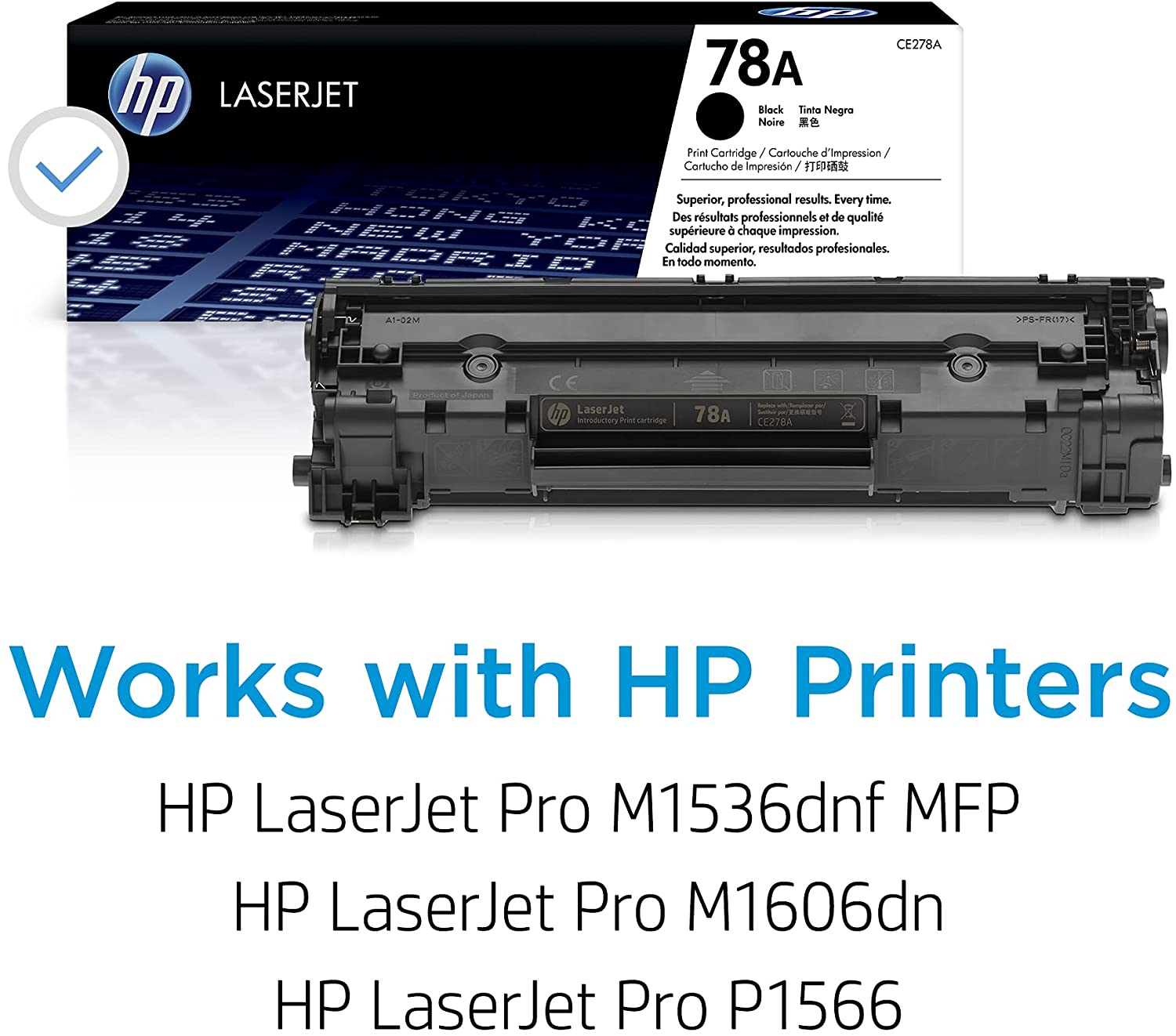HP 78A | CE278A | Toner Cartridge | Black | Works with HP LaserJet Pro M1536,  MFP P1606 with Warranty: Buy Online at Best Prices in Pakistan | Daraz.pk