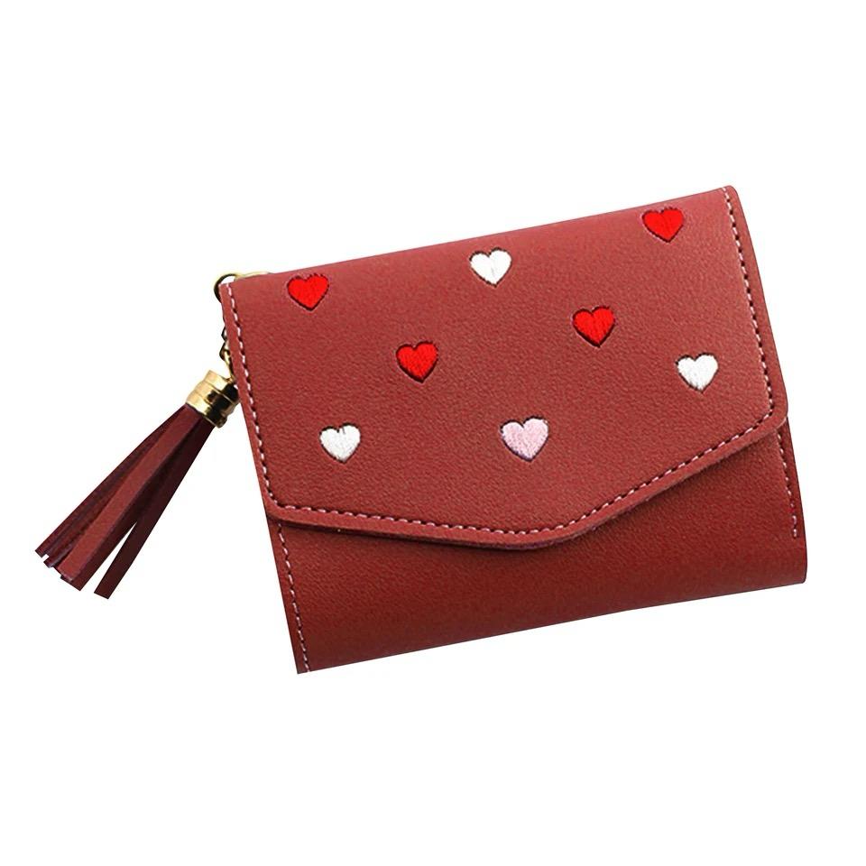 Short Women Wallets Small Slim Luxury Wallet New Fashion Pu Leather Female Purse Designer Money Bag Card Holder, wallets For Girls