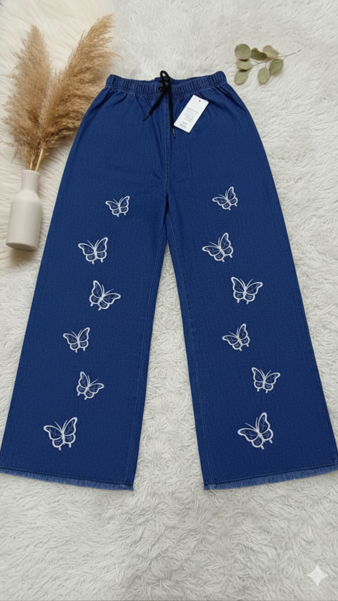 Printed Baggy Jeans for Girls | Women High Waist Wide Leg Denim Pants | Trendy Daily Wear  | baggy jeans for girls