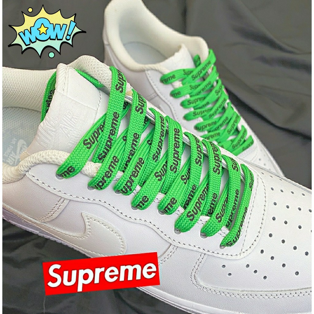 supreme airforce 1 laces