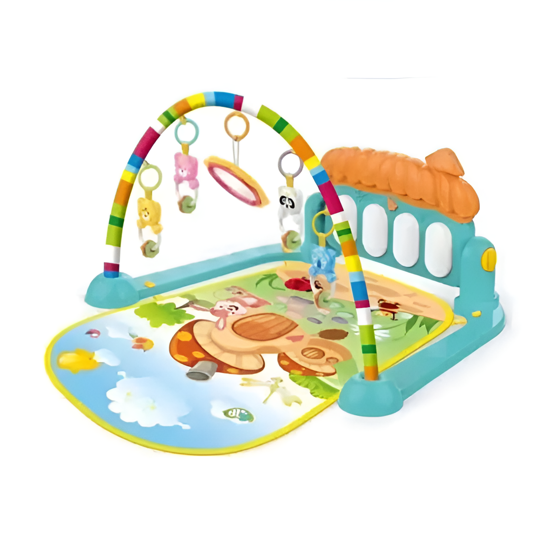 3 In 1 Newborn Baby Toddler Activity Play Gym Piano Fitness Rack Mat Friendly Baby Toy Play Mat Gym Other Educational Baby Toys