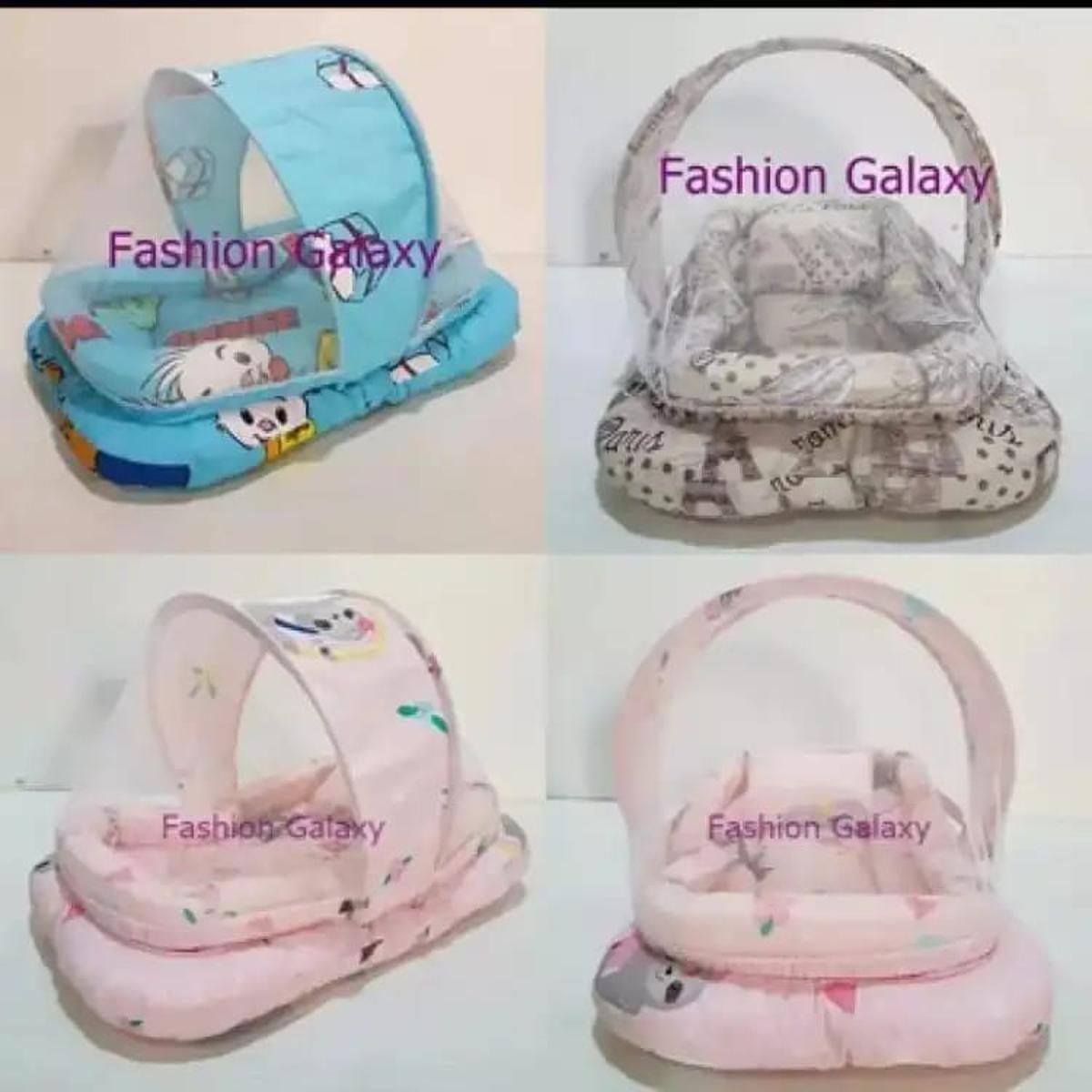 Small Baby Bed With Mosquito Net And Pillow