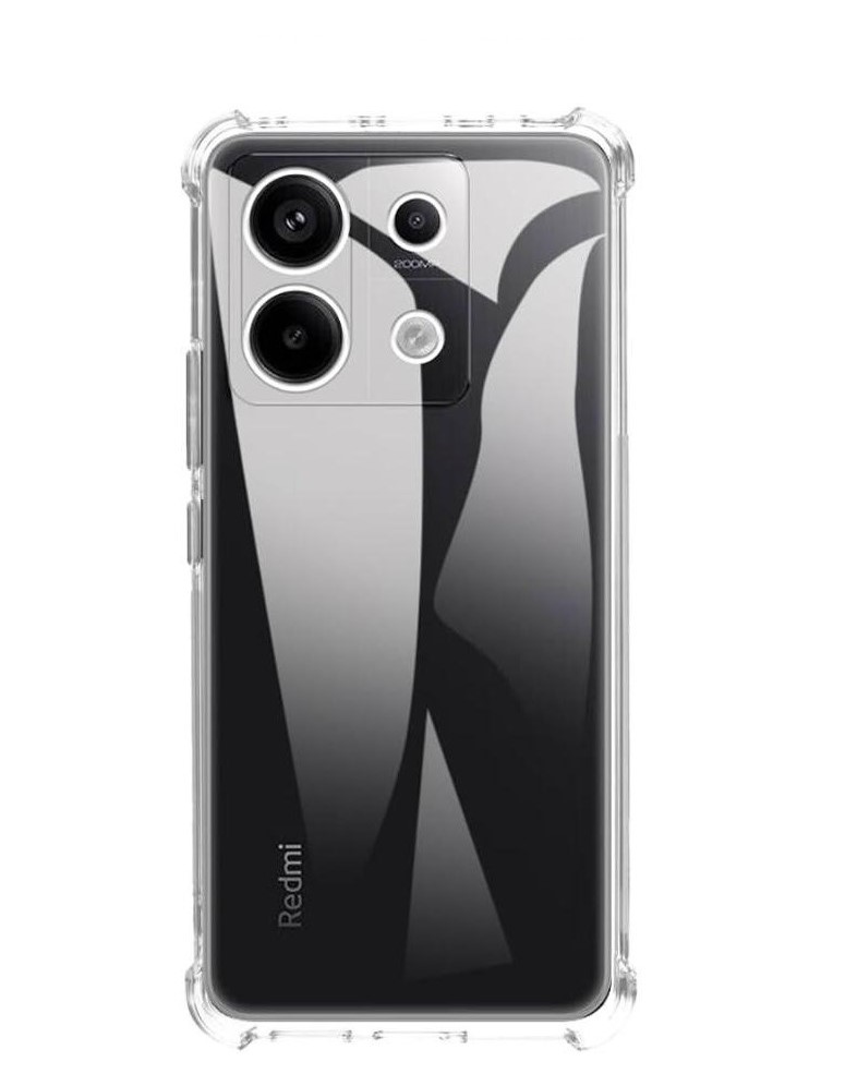 Redmi Note 13 Pro 4G Transparent Back Cover, Soft TPU Bumper