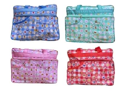 Baby Diaper Bag and Accessories backpack, Kids Storage Carrier Bag, Baby Diaper Organizer, Baby Bag, Kids Bag, Portable Storage Bag - Rectangular