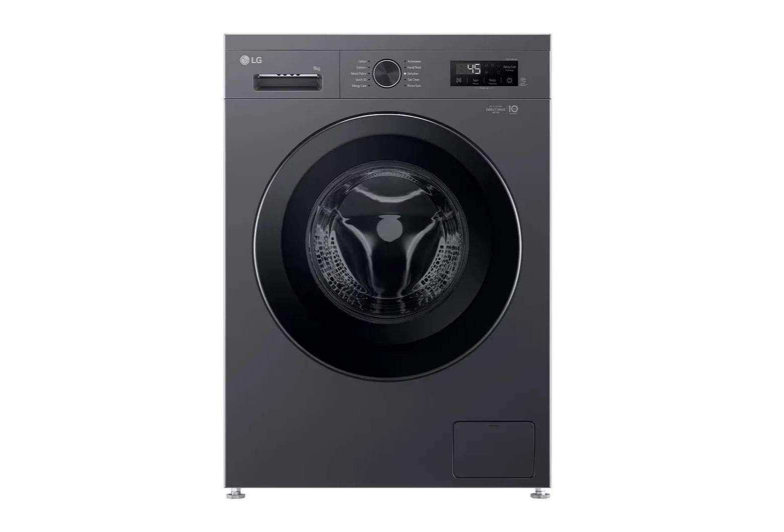 LG F4Y2VYPYJ Front Load Washing Machine 10.5KG Washer 7KG Dryer AI DD Steam Inverter Direct Drive WiFi Silver 10 Years Warranty