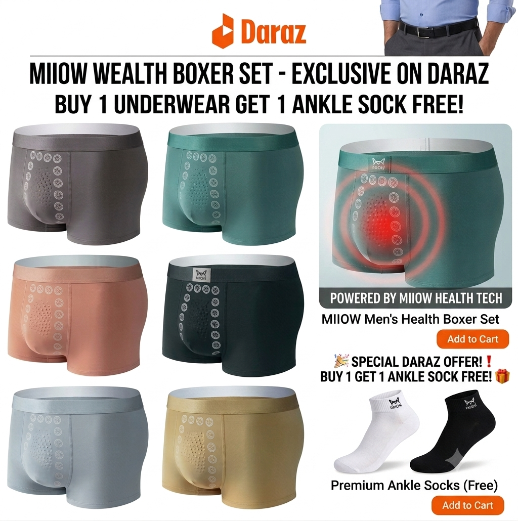 Men's Underwear Elastic Polyester Fibre Long Lasting With Ankle Socks Slim Briefs Breathable Magnetic Therapy Men Underwear MIIOW