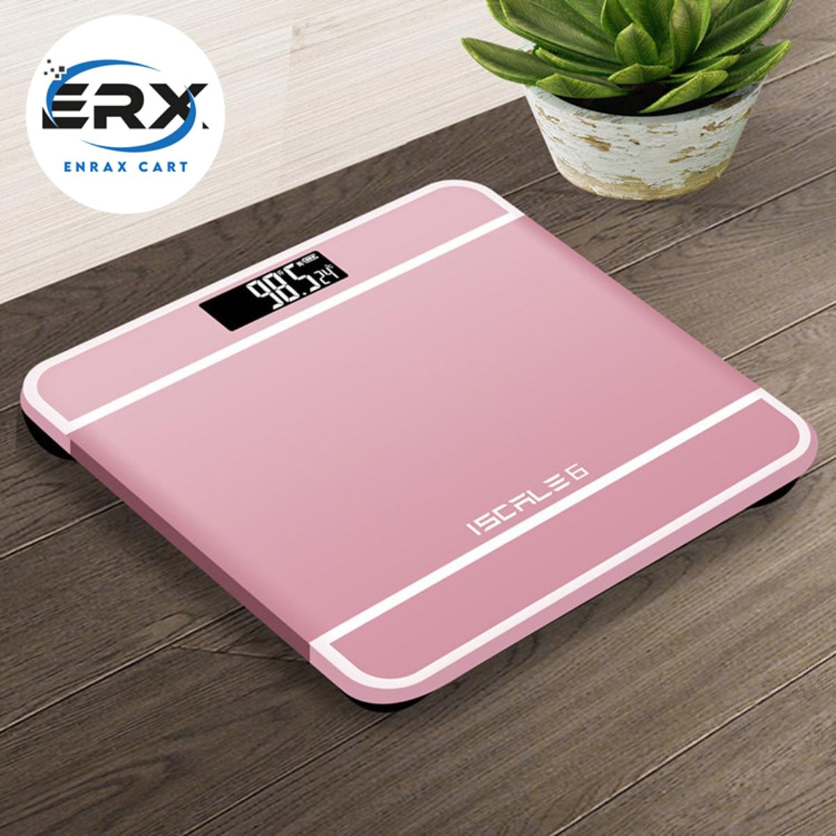 ENRAX CART Household Precision Electronic Weighing Scale Weight Machine Weight Scale Adult Healthy Body Health Scale Single-point Type Toughened Glass Bathroom Scale