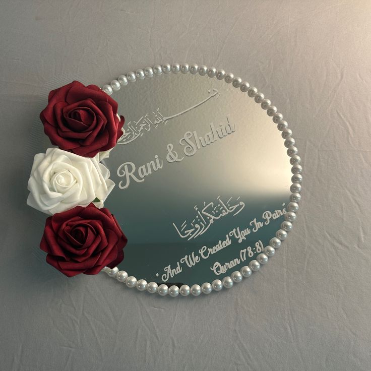 ring tray for nikkah ring tray for engagement ring tray ring tray for wedding ring tray mirror ring tray engagement nikkah tray with wedding tray Mirror tray for engagement rings and nikah pens. nikkah accessories and nikkah gift