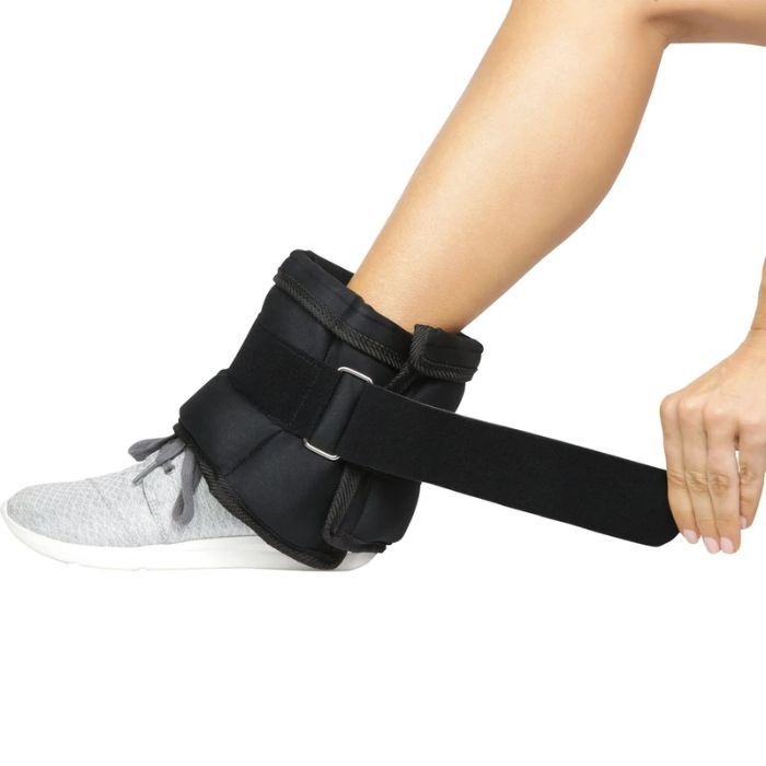 ANKLE WEIGHT 2 KG + 2 KG = 4 KG, Pair Weight Bearing Ankle wrist Strap Leg Strength Resistance Bands for Speed Training Running Exercise Workout Fitness Band