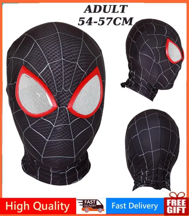 Avengers The Spider-Verse Spiderman Mask Little Black Spider Remy Iron  Spiderman Hero Cosplay Miles Morales Clothing Mask: Buy Online at Best  Prices in Pakistan 