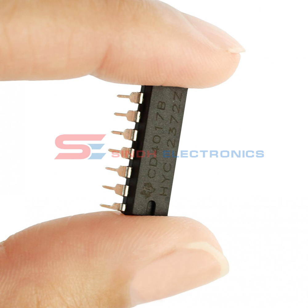 Circuit Intégré Harris Intersil CD74HCT4017E - Format DIP 16 Broches - Neuf Pour Projets électroniques