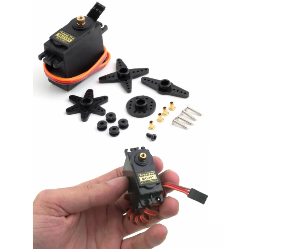 Towerpro MG995 Metal gear Servo motor with Parts