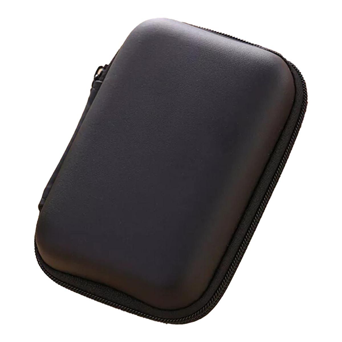 ENRG Storage Hard Case Cover For Carrying Earphone Earbuds Handfree SD Card Fast Charging Cable Charger USB  Wireless Mic Keys Other Mini Accessories Shape Pouch Zipper Fabric Saftey Mini Box Zip Cute Beautiful Travel Stylish
