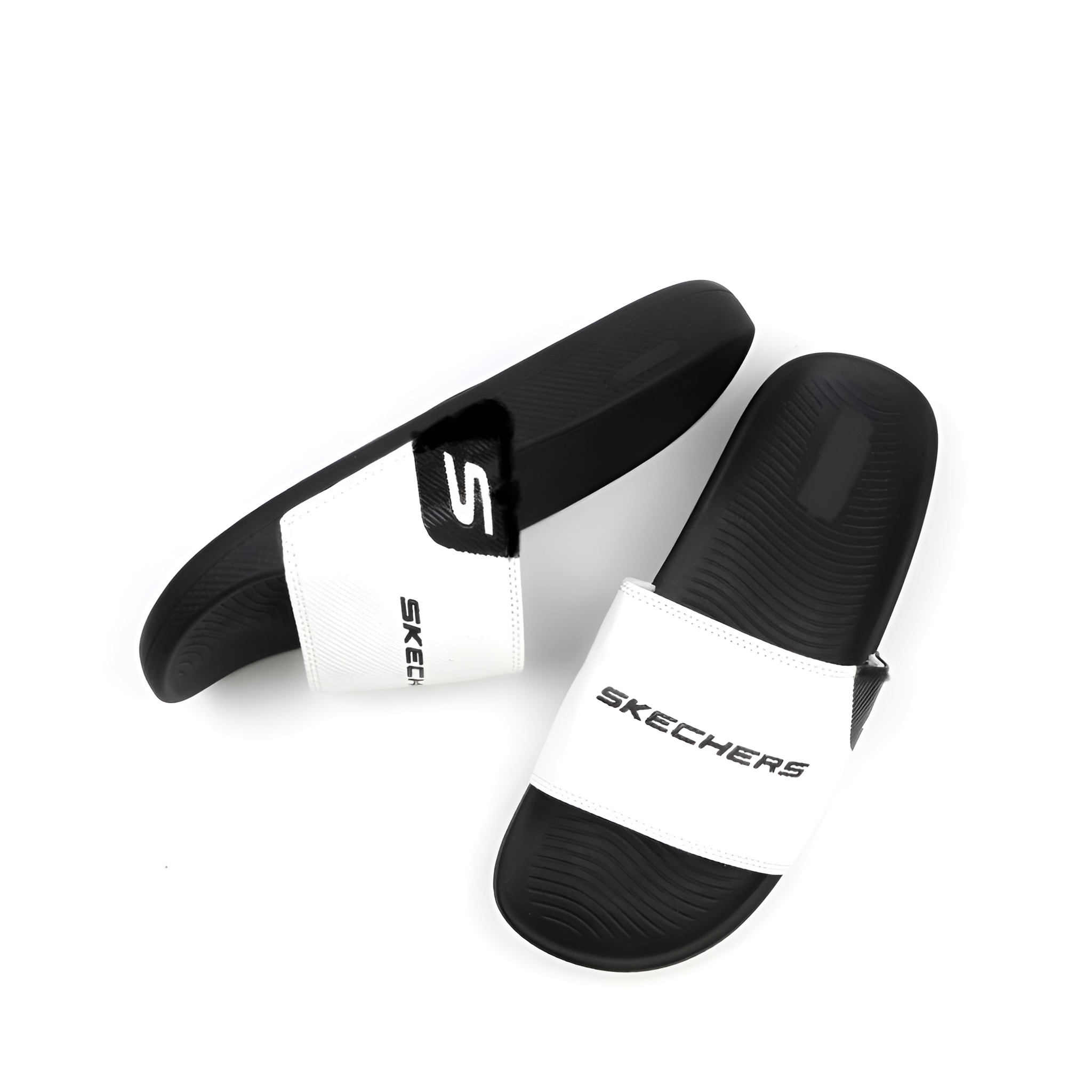 Boss Premium Skechers Slippers for Men – Stylish Recovery Slides, Soft Comfort, Flip Flops,Medicated Recovery Slides, Lightweight House Slippers, Soft & Breathable Comfort, Waterproof Slippers for Men, Stylish Design Easy to Wear Slippers for Daily Use