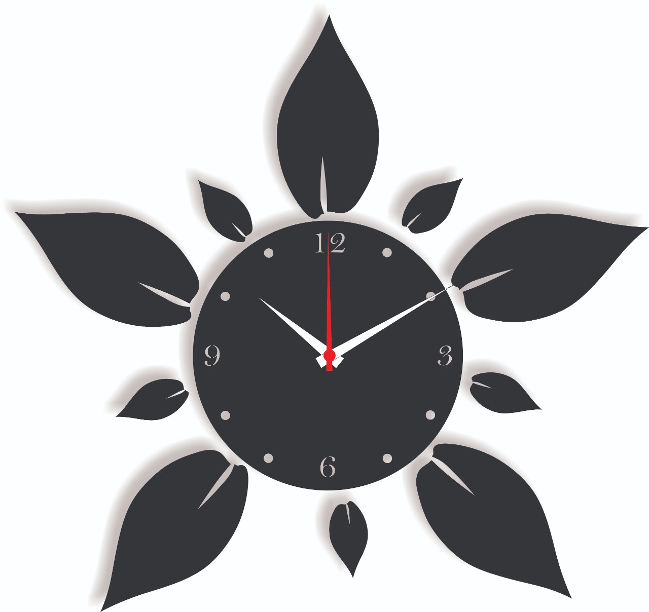 1pcs Acrylic Digital Wall Clock 5周年記念イベントが